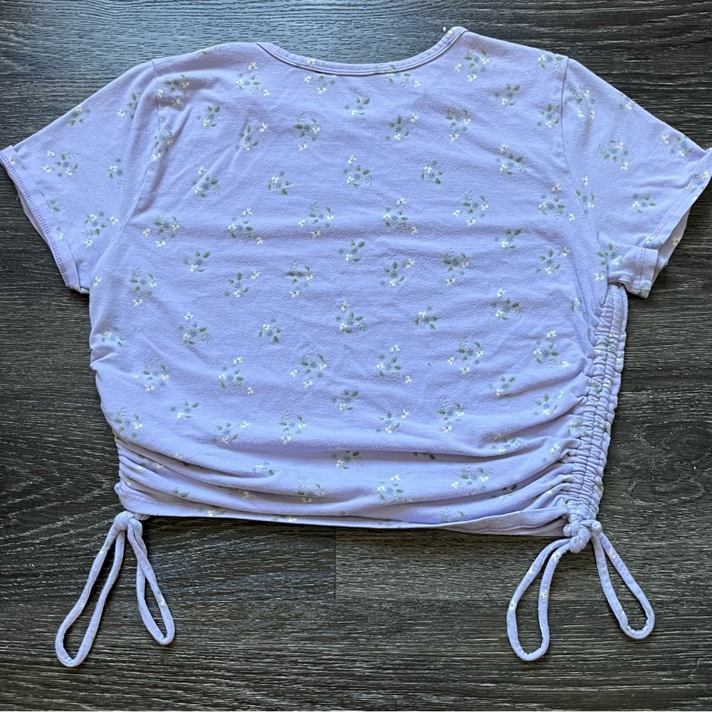 Floral Blue Fabric